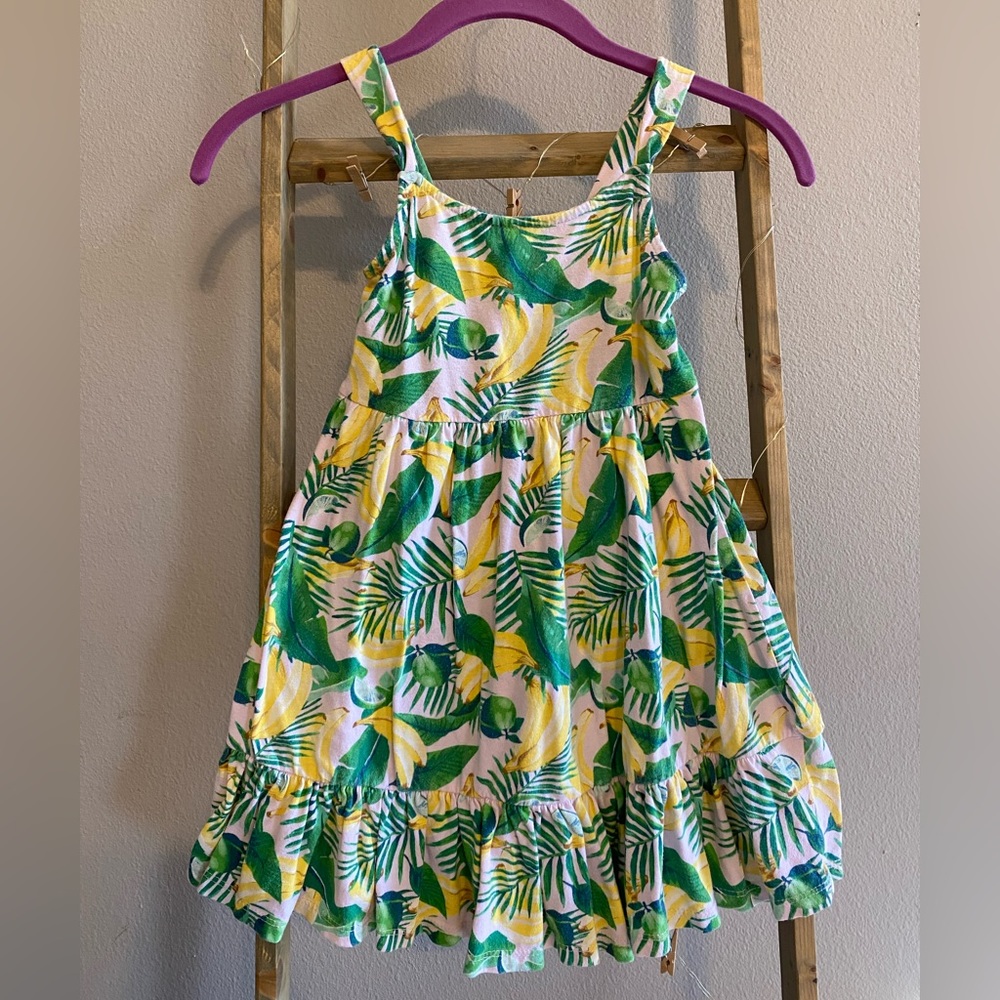 Toddler Girls Old Navy 5T Banana Tree Sundress